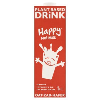 Happy Not Milk - Băutură UHT din ovăz cu calciu, vitamine D și B12 1 l