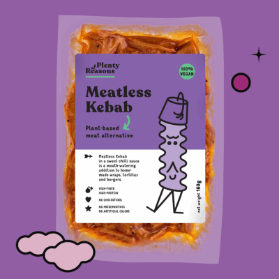 Alternativă vegetală la Kebab, cu ardei dulce și iute