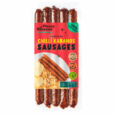 Alternativă vegetală la cârnați Kabanos, cu chilii