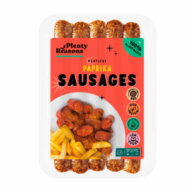 Alternativă vegetală la cârnați, cu paprika