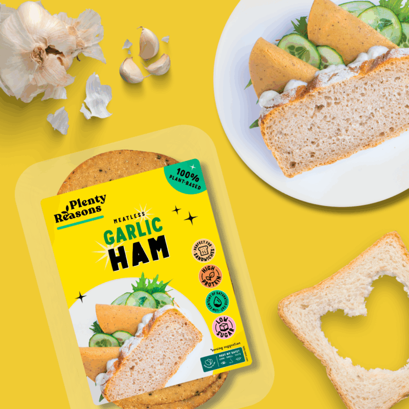 Alternativă vegetală la șuncă cu usturoi - imagine 2